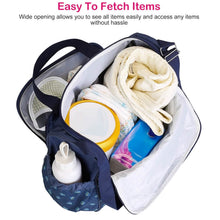 Load image into Gallery viewer, 4-Piece: Baby Diaper Tote Bag Set