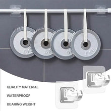 Load image into Gallery viewer, 4-Piece: No Drill Curtain Rod Hook Holder