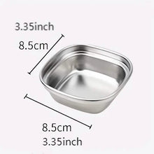 Load image into Gallery viewer, 4-Piece Set: Stainless Steel Sauce Dish