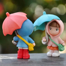 Load image into Gallery viewer, 4-Piece Set: Umbrella Girl Figure Statue