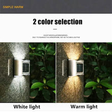 Load image into Gallery viewer, 4-Piece: Solar Outdoor 6 LED Waterproof Wall Lights