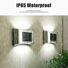 Load image into Gallery viewer, 4-Piece: Solar Outdoor 6 LED Waterproof Wall Lights
