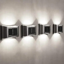 Load image into Gallery viewer, 4-Piece: Solar Outdoor 6 LED Waterproof Wall Lights