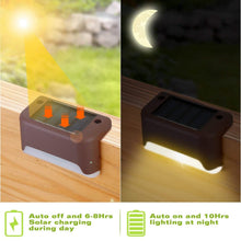 Load image into Gallery viewer, 4-Piece: Solar Powered LED Step Lights