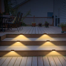 Load image into Gallery viewer, 4-Piece: Solar Powered LED Step Lights