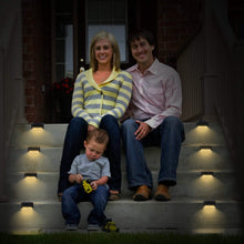 Load image into Gallery viewer, 4-Piece: Solar Powered LED Step Lights