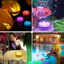 Load image into Gallery viewer, 4-Piece: Submersible RGB LED Lights