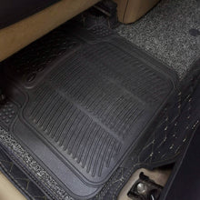 Load image into Gallery viewer, 4-Pieces: Heavy Duty PVC Rubber Automotive Floor Mats with Trimmable Design