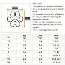 Load image into Gallery viewer, 4-Pieces: Water-Resistant Dog Bootie Shoes