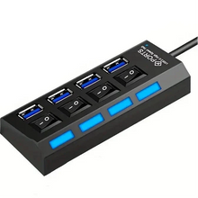 Load image into Gallery viewer, 4-Port USB Switch Universal Hub