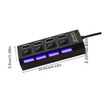 Load image into Gallery viewer, 4-Port USB Switch Universal Hub