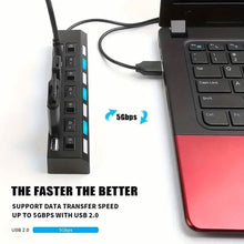 Load image into Gallery viewer, 4-Port USB Switch Universal Hub
