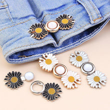 Load image into Gallery viewer, 4 Sets Pant Waist Tightener Fashion Pants Clips Waist Tightener Sewing Buttons Pins for Jeans Dress Too Big Loose Adjustable Button Pins Sewing Button Waist Tightener Clip Waist Adjuster Clips for Dresses Pants Jeans