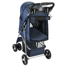 Load image into Gallery viewer, 4 Wheels Pet Foldable Stroller