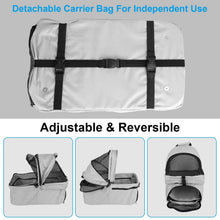 Load image into Gallery viewer, 4 Wheels Pet Stroller Foldable with Removable Liner Storage Basket