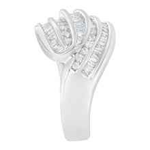 Load image into Gallery viewer, 14KT White Gold Diamond Bypass Band Ring (1 cttw, H-I Color, SI1-SI2 Clarity)