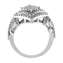 Load image into Gallery viewer, 14KT White Gold Diamond Composite Ring (1 cttw, H-I Color, I1-I2 Clarity)