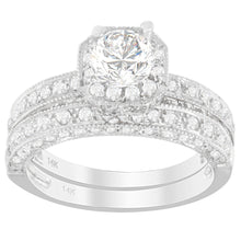 Load image into Gallery viewer, 14K White Gold 1 ct. TDW Round Cut Diamond Ring (G-H, I1-I2)