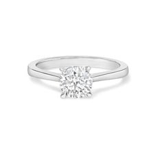 Load image into Gallery viewer, 14K White Gold 1.0 Cttw Round Lab Grown Diamond Eagle Claw 4-Prong Set Solitaire Engagement Ring (F-G Color, VS2-SI1 Clarity) - Ring Size 7