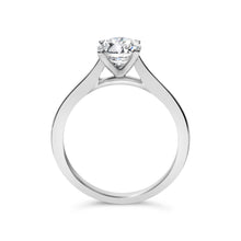 Load image into Gallery viewer, 14K White Gold 1.0 Cttw Round Lab Grown Diamond Eagle Claw 4-Prong Set Solitaire Engagement Ring (F-G Color, VS2-SI1 Clarity) - Ring Size 7