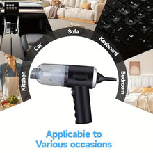 Load image into Gallery viewer, 4000Pa Twin Turbine Motor Handheld Vacuum Cleaner