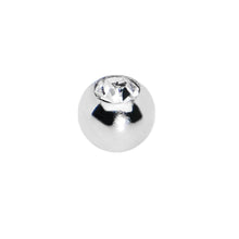 Load image into Gallery viewer, 3mm Stainless Steel Clear Gem Replacement Ball