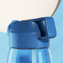 Load image into Gallery viewer, 400ml/550ml High Quality Material Kids Water Bottle With Straw Leak-Proof BPA Free Durable Plastic Drinking Bottle Cute Water Bottle with Sipper, Water Bottle for Kids Sipper Bottle for Kids - Anti-Leak Cartoon Kids Water Bottle for Kids