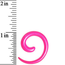 Load image into Gallery viewer, 6G Hyacinth Pink Metallic Pearl Acrylic Spiral Taper