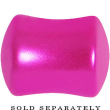Load image into Gallery viewer, 1/2 Hyacinth Pink Metallic Pearl Acrylic Saddle Plug