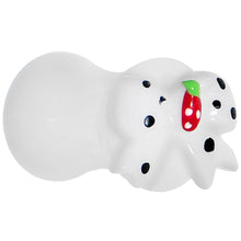 Load image into Gallery viewer, 2G White Acrylic Berry Polka Dot Bow Saddle Plug