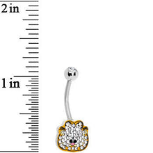 Load image into Gallery viewer, Sparkling Gem Garfield Belly Ring