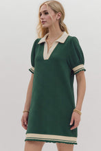 Load image into Gallery viewer, Trendy Contrast Short Sleeve Mini Dress Soft & Comfortable Casual Dress for Women