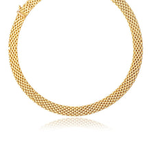 Load image into Gallery viewer, 14k Yellow Gold Flexible Panther 9.0mm Line Necklace