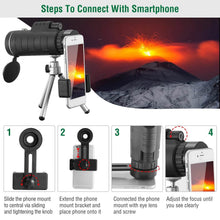Load image into Gallery viewer, 40x60 HD Optical Monocular Telescope with FMC Lens