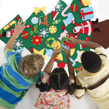Load image into Gallery viewer, 41-Piece: DIY Felt Christmas Tree Detachable Ornaments for Kids