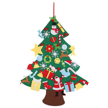 Load image into Gallery viewer, 41-Piece: DIY Felt Christmas Tree Detachable Ornaments for Kids