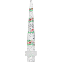 Load image into Gallery viewer, 2G Clear Acrylic Glitter Cherry Confetti Taper