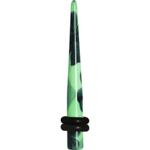Load image into Gallery viewer, 6G Green Acrylic Four Leaf Clover Field Taper