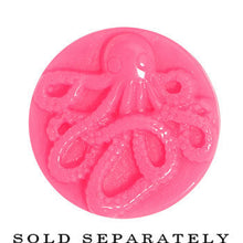 Load image into Gallery viewer, 9/16 Pink Acrylic Octopus Plug