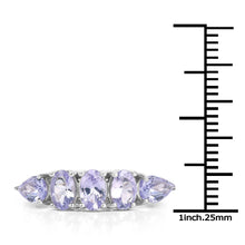 Load image into Gallery viewer, 2.33 Carat Genuine Tanzanite .925 Sterling Silver Ring
