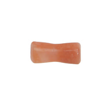 Load image into Gallery viewer, 8G Semi-Precious Peach Jade Double Flare Stone Plug