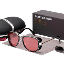 Load image into Gallery viewer, Tortoise Sunglasses Steampunk Luxury Modern Futurystic Sunglasses For Woman and Men Mirrored Brown Gradient Sunglasses FASHION Design With UV400 Protection
