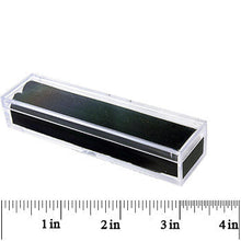 Load image into Gallery viewer, 1x3.5 Clear Acrylic Gem Box with Black Velvet Lining