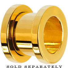 Load image into Gallery viewer, 4G Gold Plated Screw Fit Tunnel