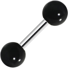 Load image into Gallery viewer, Black Acrylic Ball Cartilage Tragus Barbell