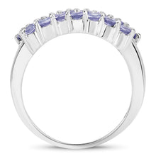 Load image into Gallery viewer, 1.54 Carat Genuine Tanzanite .925 Sterling Silver Ring