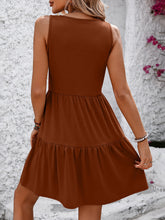 Load image into Gallery viewer, V-Neck Sleeveless Mini Dress Charming Design Women Dress Lightweight Dress For Girls