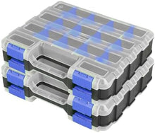 Load image into Gallery viewer, Double Side Tools Box Organizer with Removable Dividers