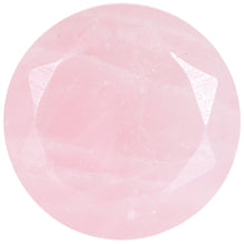 Load image into Gallery viewer, 1/2 Rose Quartz Natural Stone Faceted Saddle Plug Set