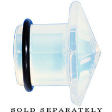 Load image into Gallery viewer, 1/2 Opalite Semi Precious Stone Pyramid Top Plug
